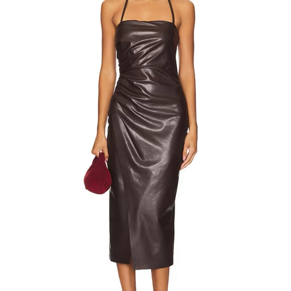 ALC Charlotte Dress in Chocolate Plum